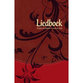 Liedboek - rood kunstleer