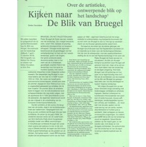 Kijken naar de Blik van Bruegel