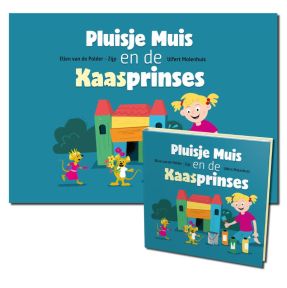 Pluisje muis en de kaasprinses kamishibai vertelplaten + boek