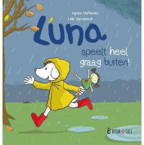 Luna speelt heel graag buiten!