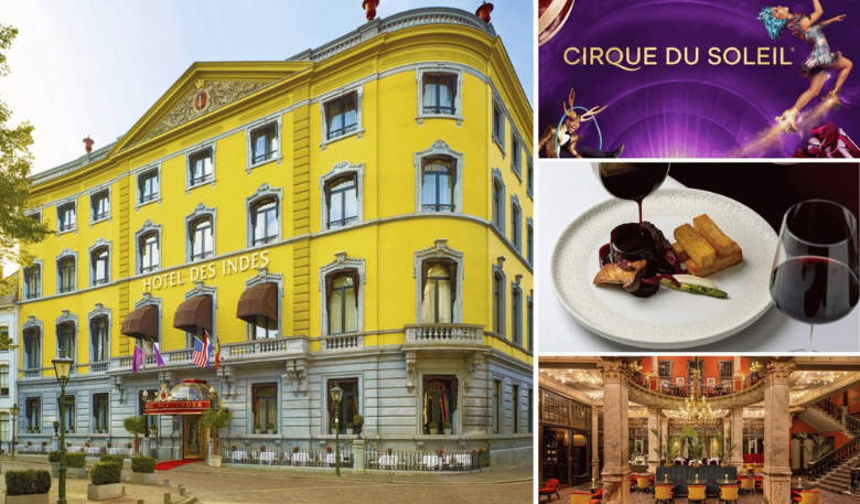 Exclusief: 5* hotelovernachting in Hotel Des Indes incl. Premium entreetickets voor Cirque du Soleil kerstshow (Vr / Za 19:30 uur)