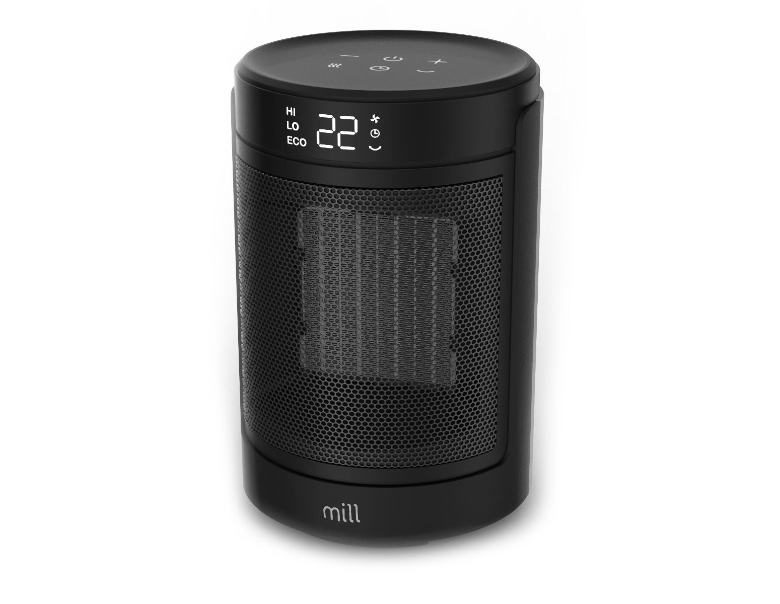 Keramische ventilatiekachel 1500 Watt - zwart