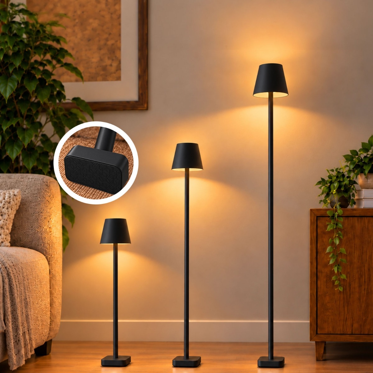3 in 1 vloerlamp Lume