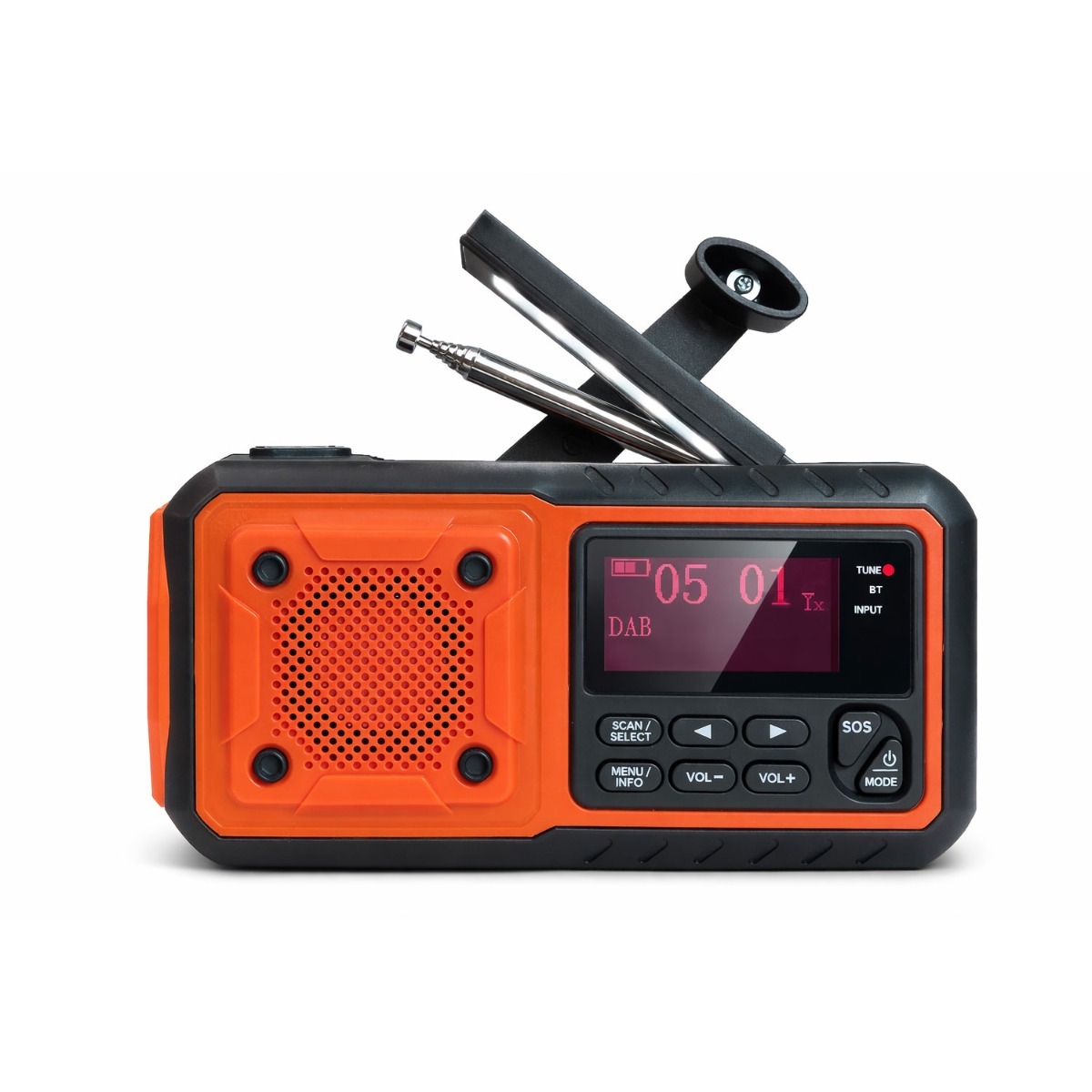 Noodradio RescueWaves - met FM, DAB+ en Bluetooth