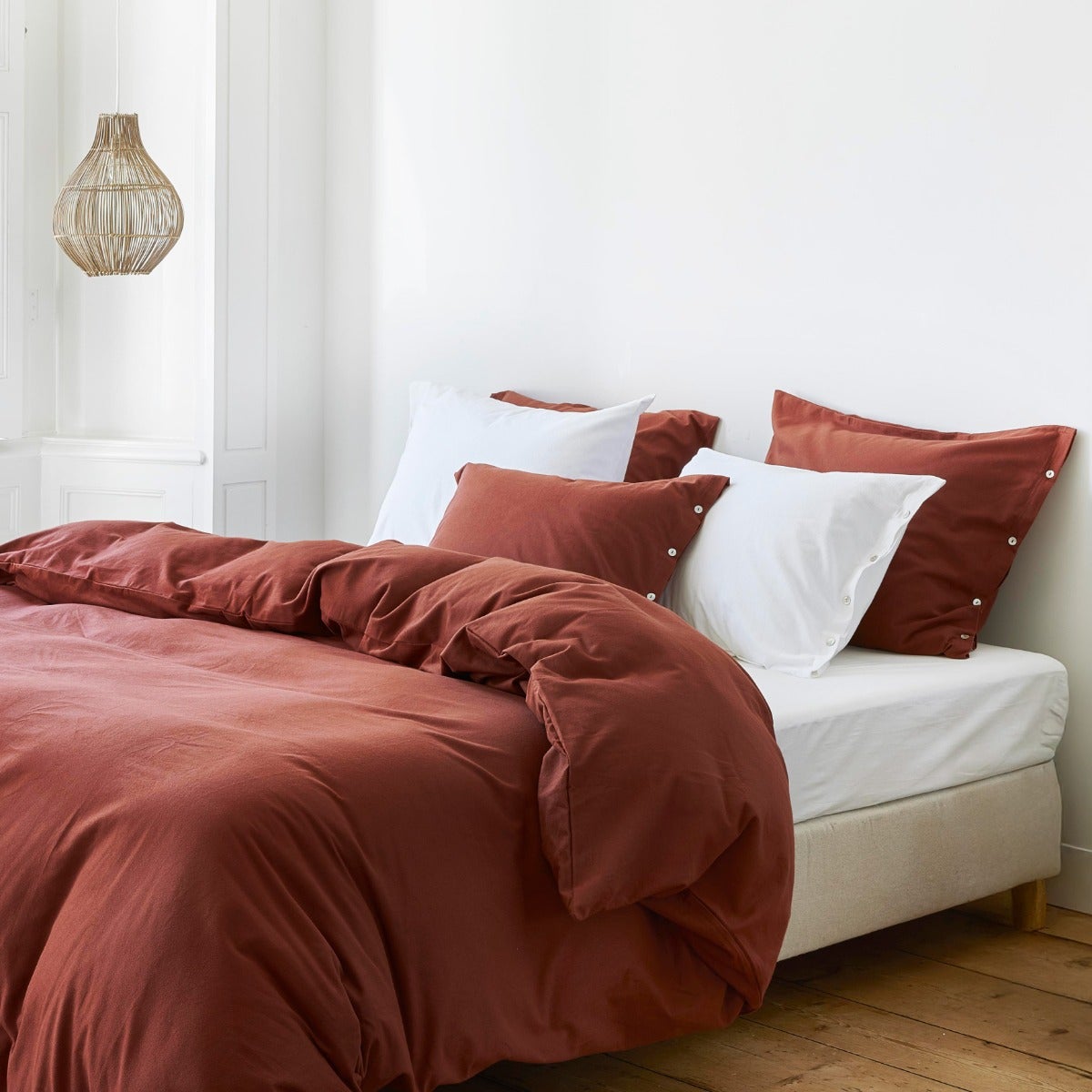 Flanel dekbedovertrek