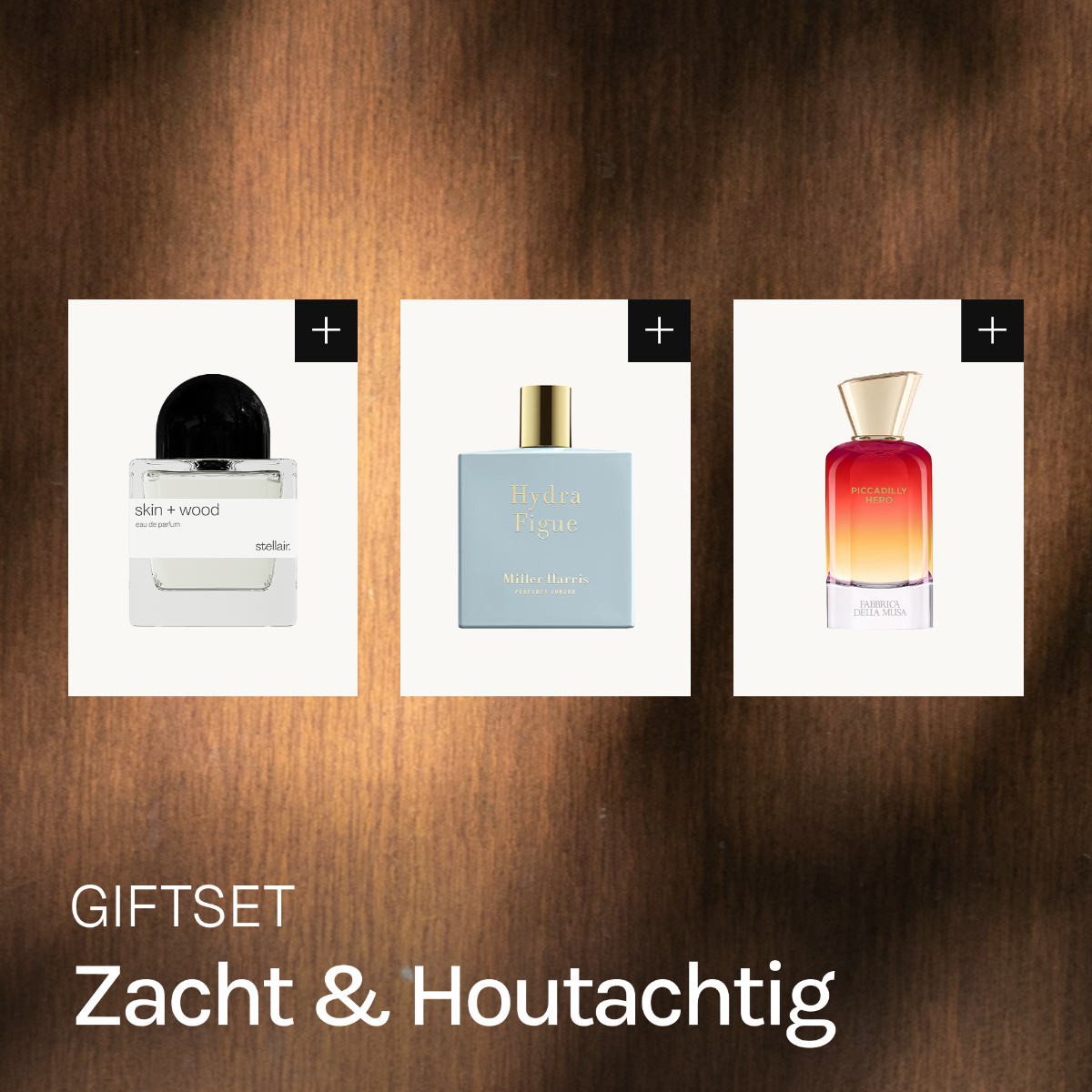Zacht & Houtachtig geschenkset