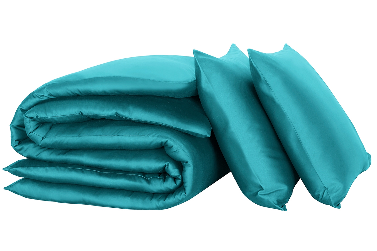 Katoensatijnen dekbedovertrekken Olivia