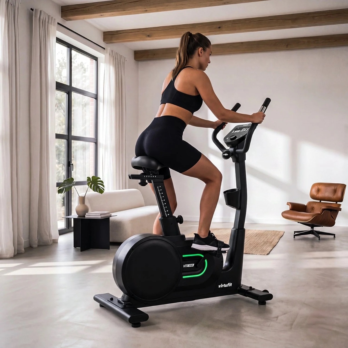 Ergometer hometrainer HTR300i &ndash; 48 weerstandsniveaus, Zwift