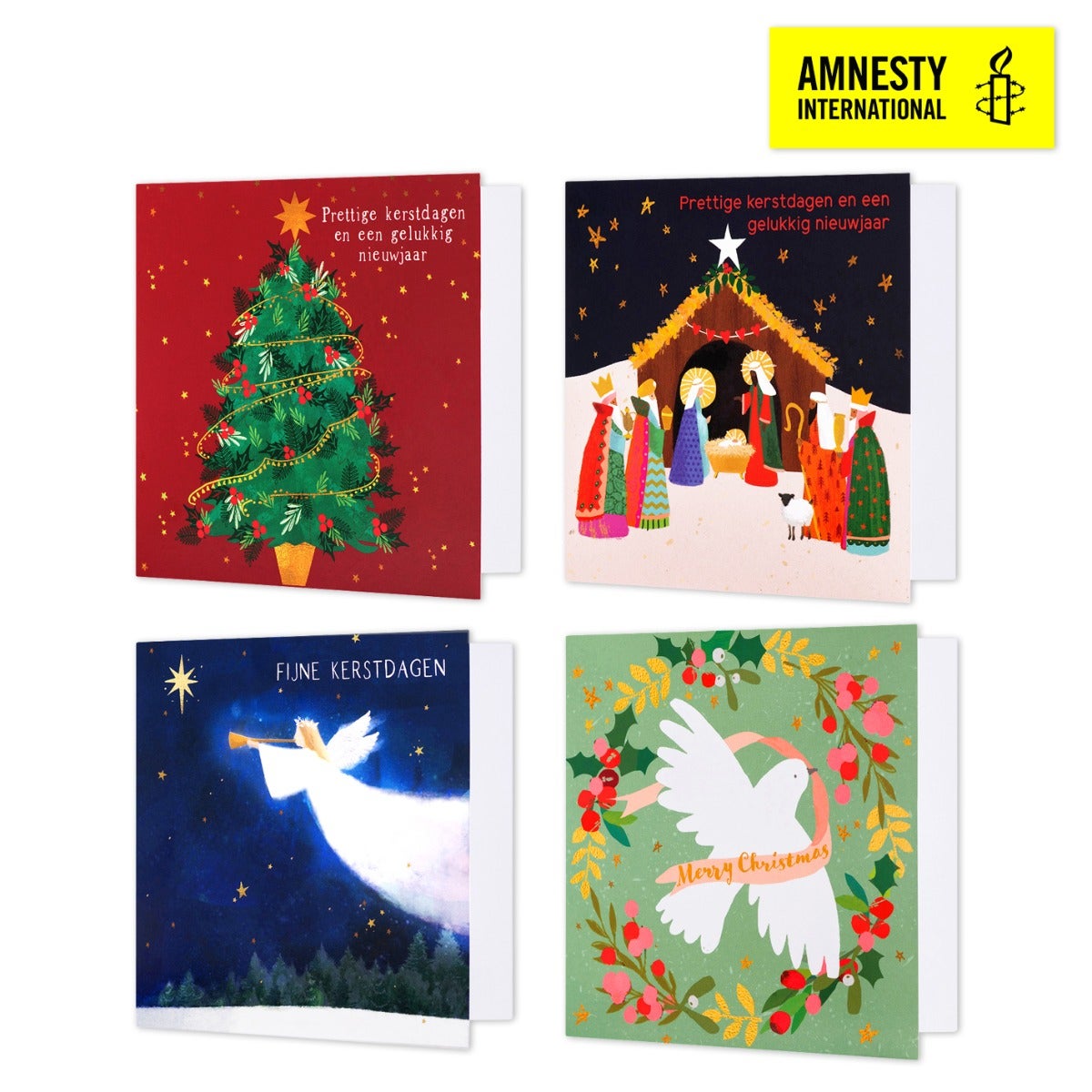 Kerstkaarten &ndash; set van 32