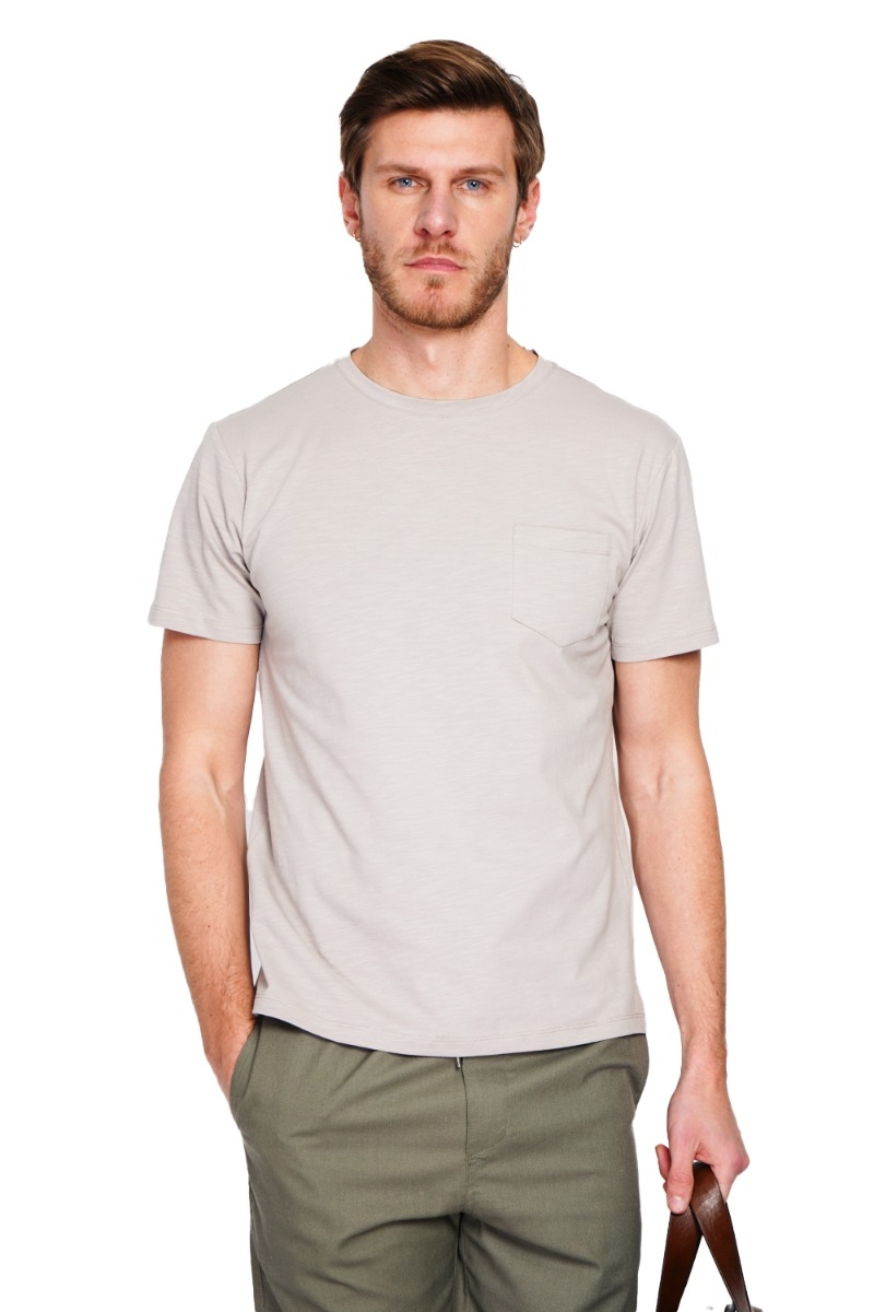 Heren T-shirt met ronde hals 