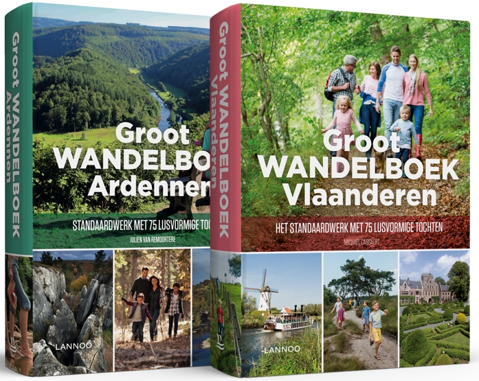Groot wandelboeken Ardennen & Vlaanderen