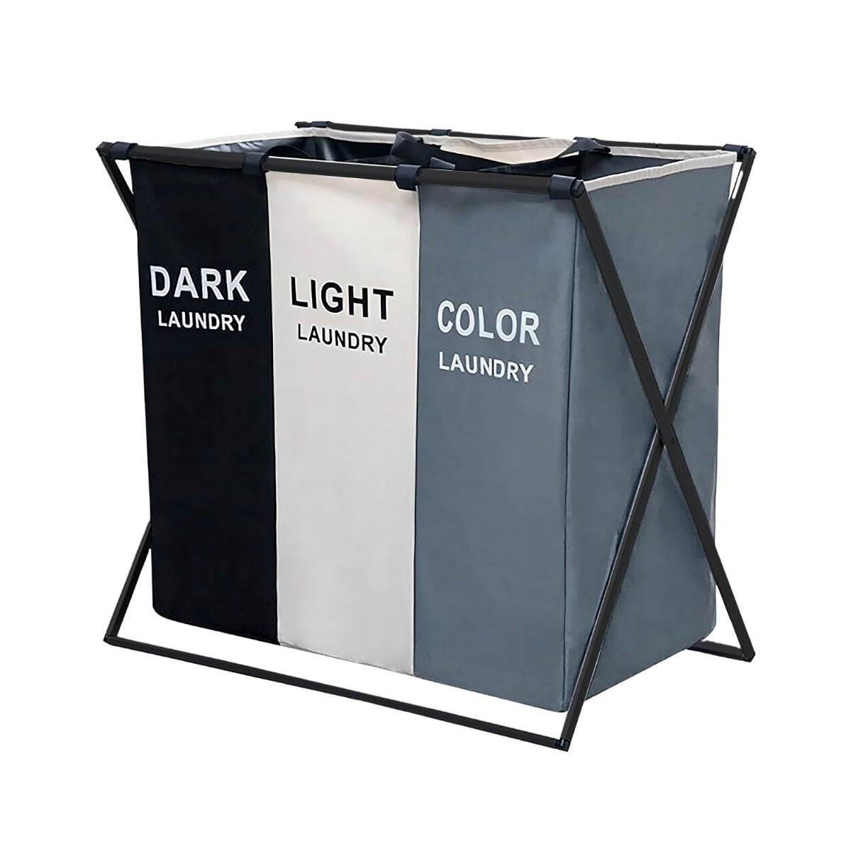 Wasmand met 3 vakken