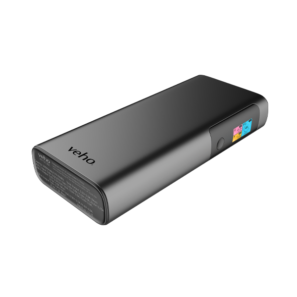 Pebble PQ21 digitale powerbank &ndash; 20.000mAh