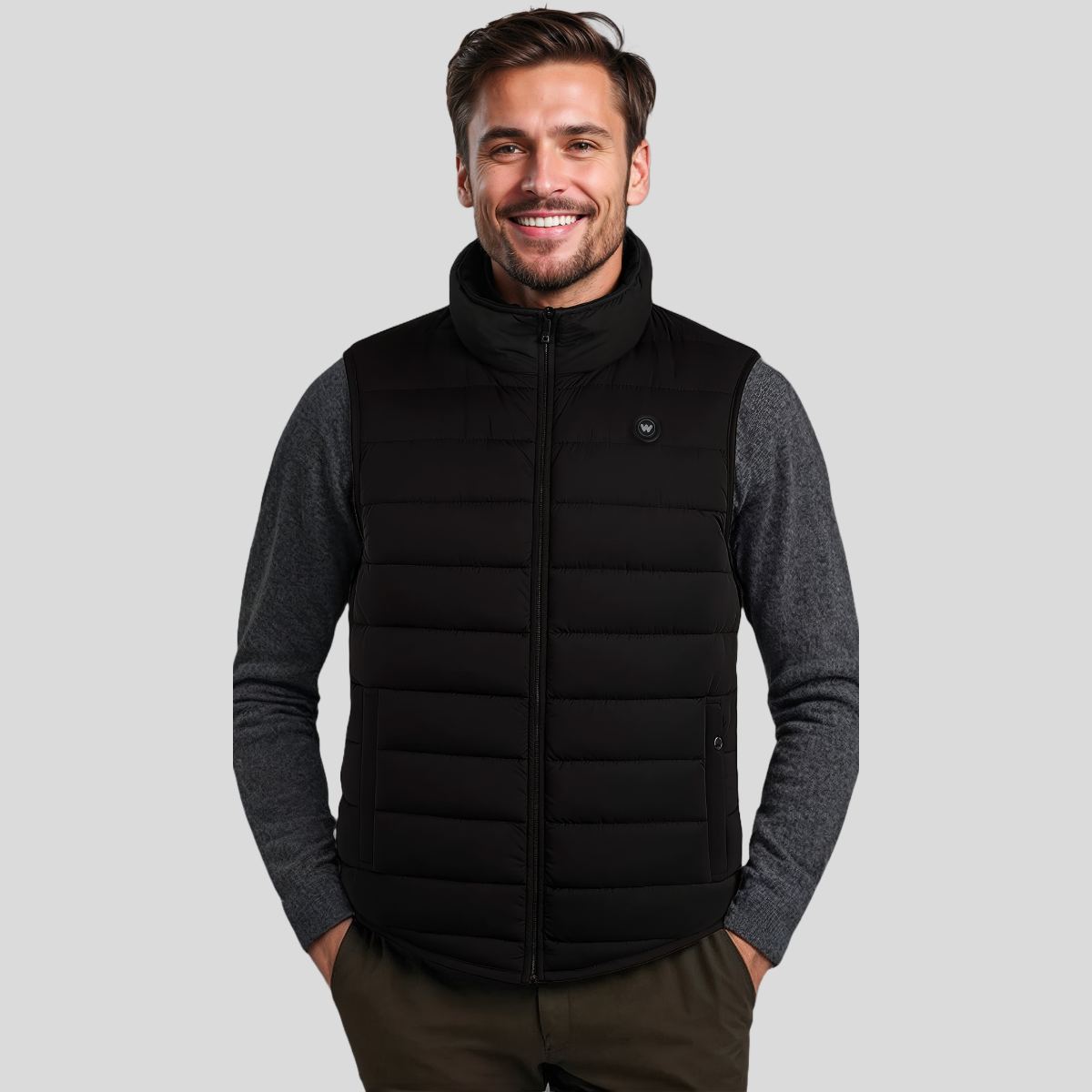 Bodywarmer met warmtetechnologie - heren 