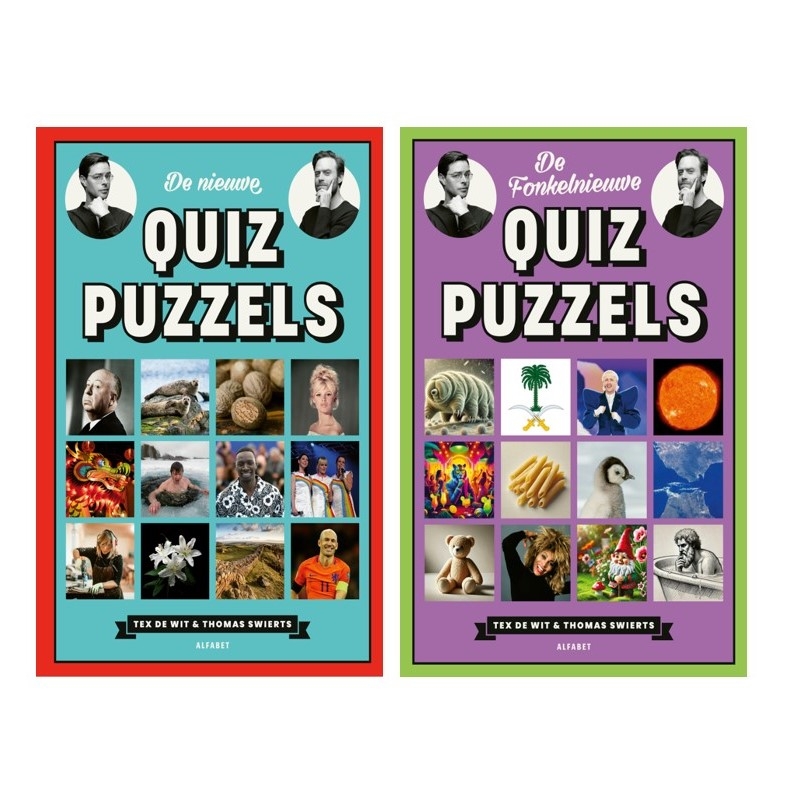 Set van 2 QuizPuzzelboeken