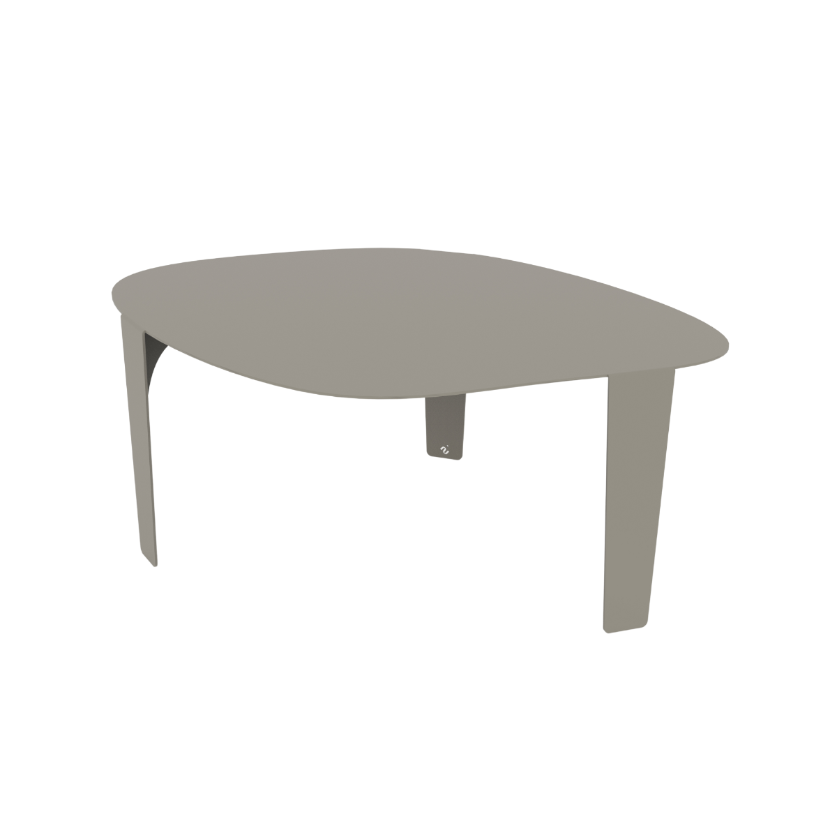 Salontafel Orga - zijde grijs