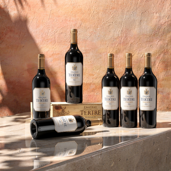 Château du Tertre Margaux 5e Grand Cru Classé kist met 6 flessen